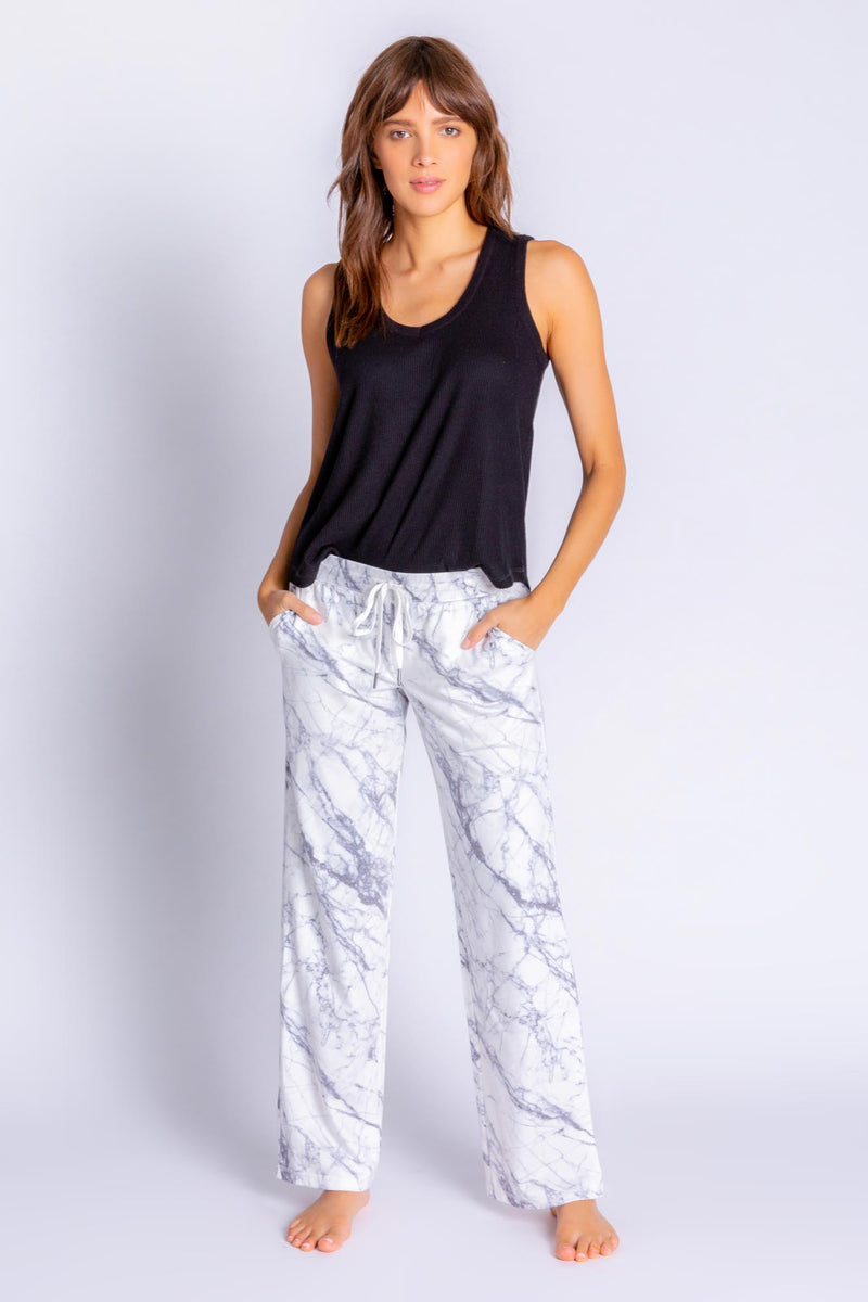 Midnight Marble Pant | Ivory