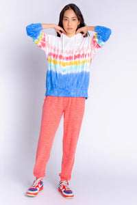 Rainbow Sunsets Hoodie | Tie Dye