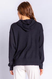 Slounge Solid Hoodie | Black