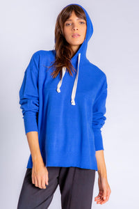 Slounge Solid Hoodie | Cobalt