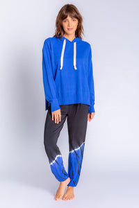 Slounge Solid Hoodie | Cobalt