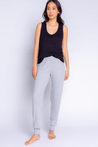 Textured Essentials Jam Pant | Heather Grey