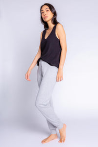 Textured Essentials Jam Pant | Heather Grey