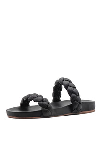 Coco Braided Sandal | Black