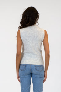 Shell Sleeveless Pullover | Ice Mix