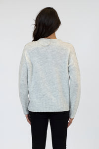 Tanya Crew Neck Sweater | Ice Mix