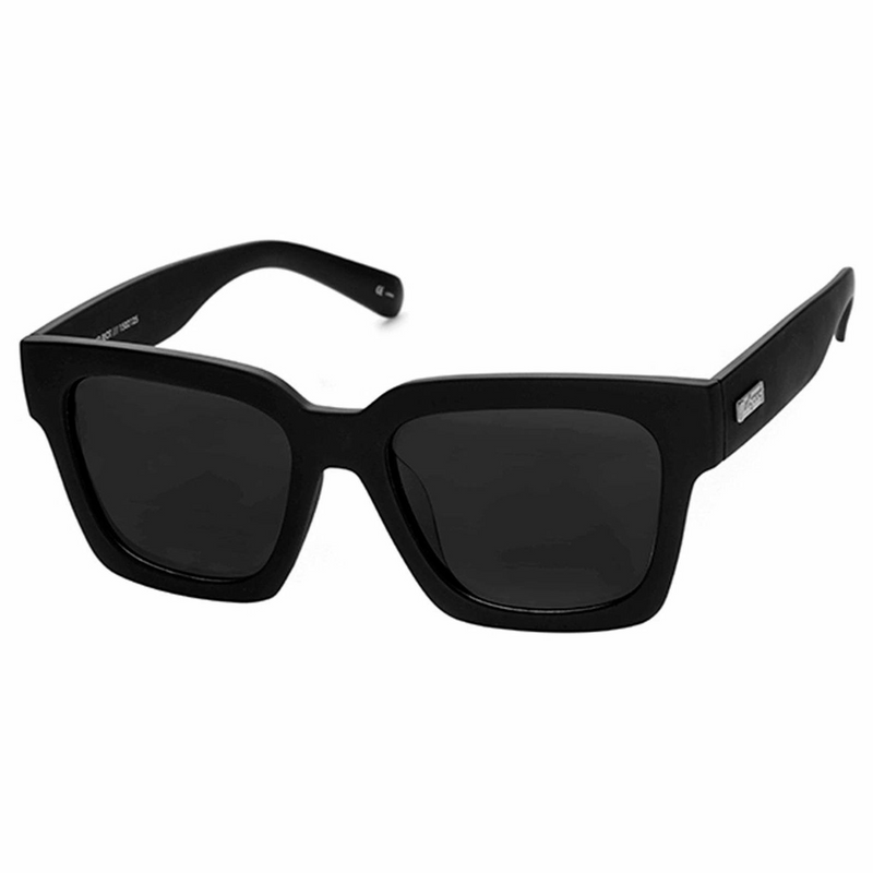Weekend Riot Sunglasses | Black Rubber Polarized