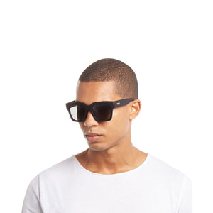 Weekend Riot Sunglasses | Black Rubber Polarized