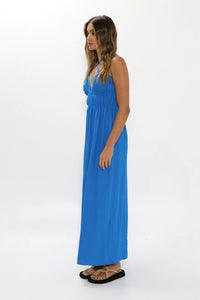 Winnie Maxi Dress | Sea Blue