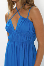 Winnie Maxi Dress | Sea Blue