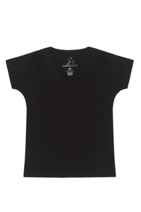 Women's V-Neck Tee 3 Pack | Black