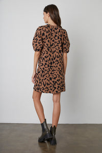 Renee Bengal Fleece Dress | Camel