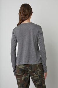 Hester Cotton Slub Long Sleeve | Medium Heather Grey