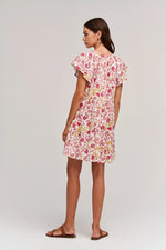 Ivy Printed Cotton Cambric Dress | Blush