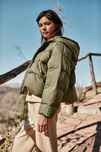 Raylin Puffer Jacket | Sage