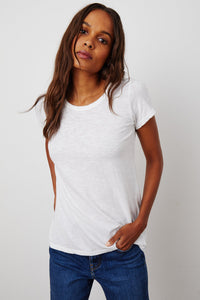 Tilly Crew Neck Tee | White