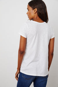 Tilly Crew Neck Tee | White