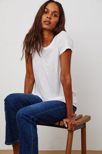 Tilly Crew Neck Tee | White